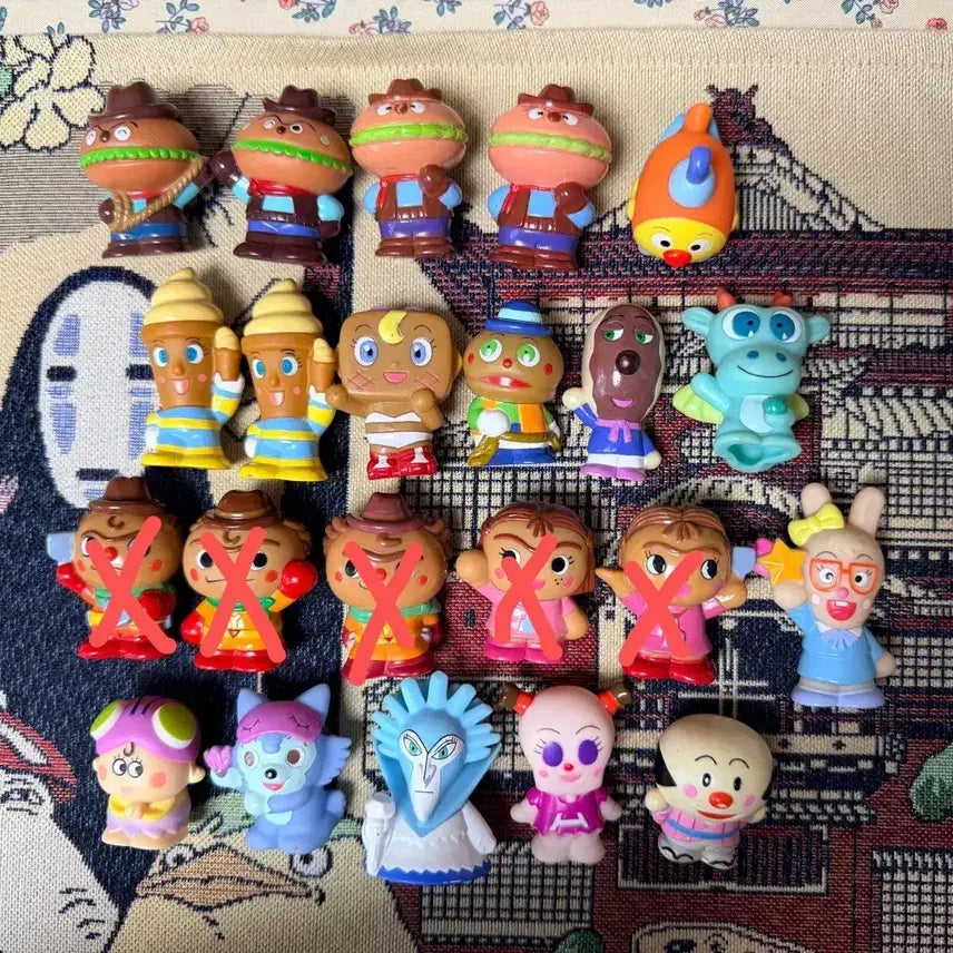 [BUNJANG] Anpanman Finger Figure / 호빵맨 손가락 피규어