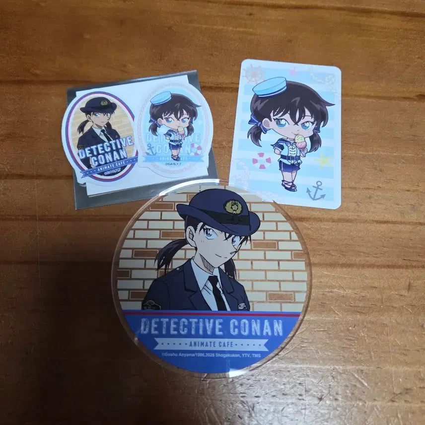 [BUNJANG] Detective Conan x Animate Cafe Collaboration Sticker Set / [판매] 명탐정코난 애니메이트 콜라보 카페