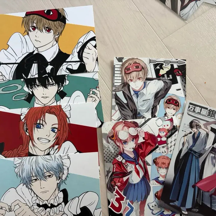 [BUNJANG] Gintama Unofficial Photocard &amp; Postcard Set / 은혼 비공식 포카,엽서 판매