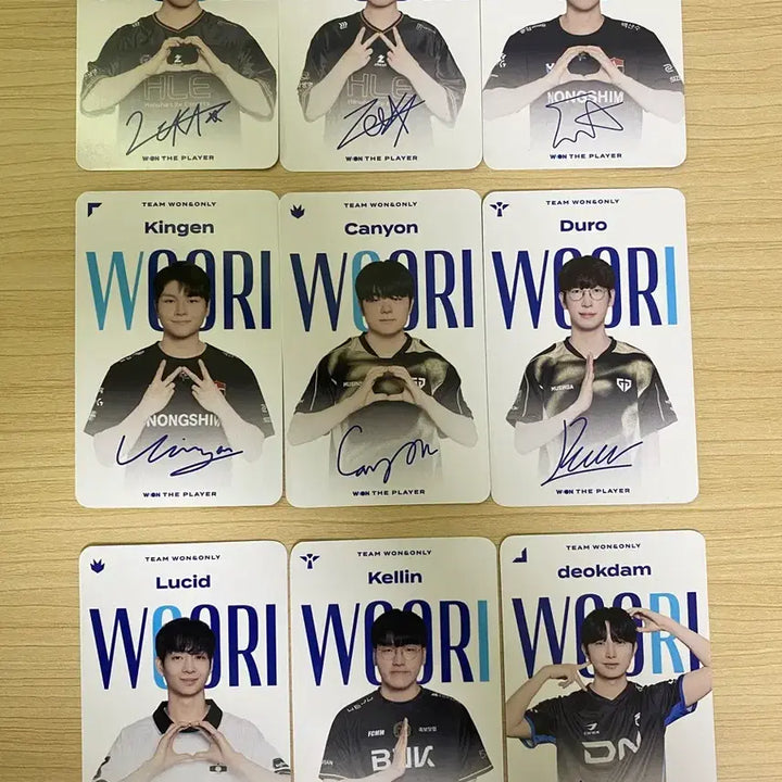 [BUNJANG] LCK Woori Bank Photocard Bundle Set / lck우리은행 포토카드 일괄판매