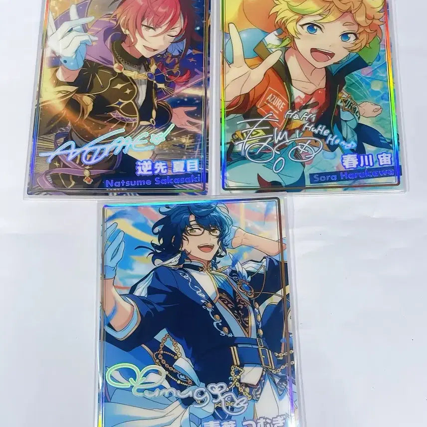 [BUNJANG] Ensemble Stars Switch Photorecit 3 Cards Bundle Set Natsume Sora Tsumugi / 앙스타 스위치 포토레이트 3장 일괄 나츠메 소라 츠무기