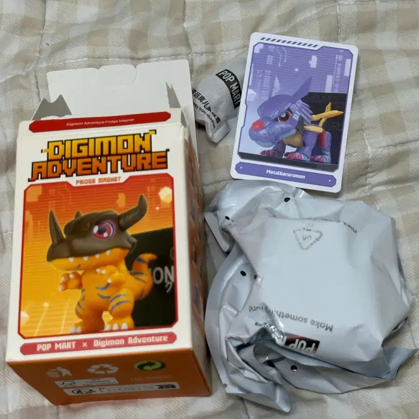 [BUNJANG] Pop Mart Digimon Adventure MetalGarurumon Refrigerator Magnet / POP MART 디지몬 어드벤처 냉장고 자석 메탈가루몬