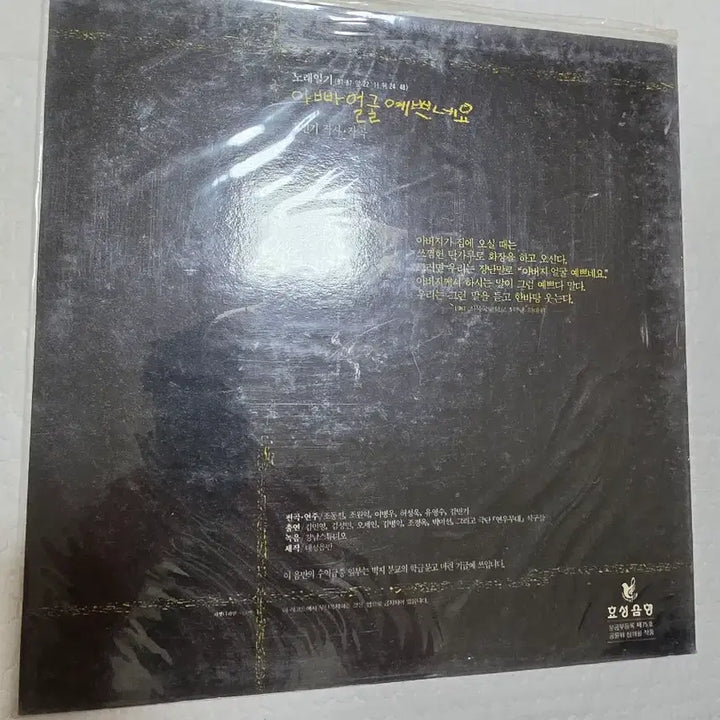 [BUNJANG] Kim Min-ki Sealed LP Nolae-ilgi Appa-neun Yeppeunyo / 김민기 미개봉 LP 노래일기 아빠는 예쁘네요