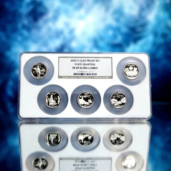 [BUNJANG] 2003 S US Mint Proof Set NGC 69 / 보기힘든 2003년 S미국 주화 프루프 세트 고고등급NGC69풀세트(주화 은화 민트 견양 지폐구권)