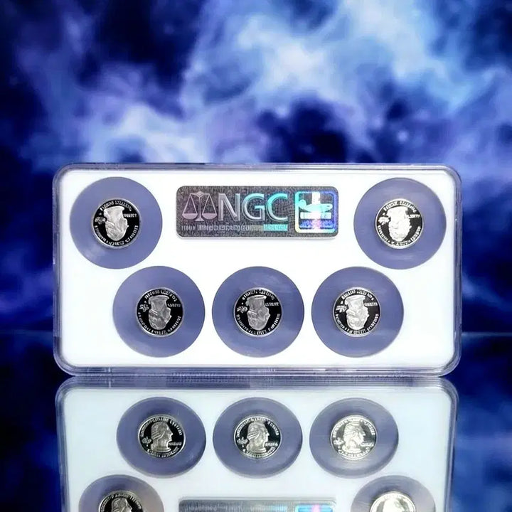 [BUNJANG] 2003 S US Mint Proof Set NGC 69 / 보기힘든 2003년 S미국 주화 프루프 세트 고고등급NGC69풀세트(주화 은화 민트 견양 지폐구권)