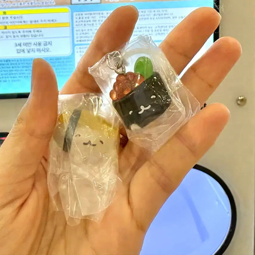 [BUNJANG] OSHUSHIDAKYO Tamagoyaki + Salmon Roe Gachapon Set / 미개봉)일괄 오슈시다요 가챠 계란말이+연어알 스시 가챠 메지루시