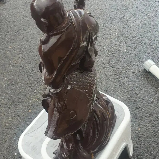[BUNJANG] Blessed Buddha Fish Sculpture / 복 있는 부처 물고기 조각상