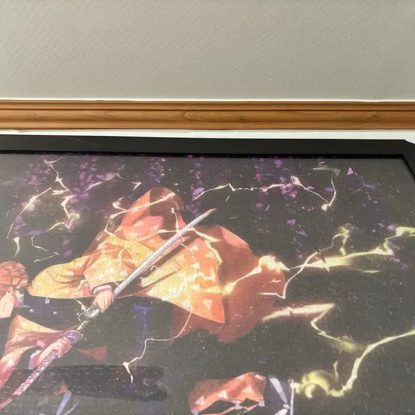 [BUNJANG] Demon Slayer Zenitsu Framed Puzzle / 젠이츠 퍼즐액자