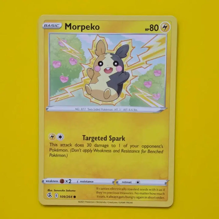 [BUNJANG] Pokemon TCG 2021 Morpeko North American Edition / 포켓몬카드 2021 모르페코 북미판