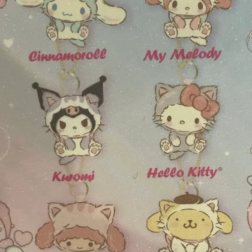[BUNJANG] Miniso Kuromi Sanrio Plush Keychain / 미니소 쿠로미 산리오 인형 키링