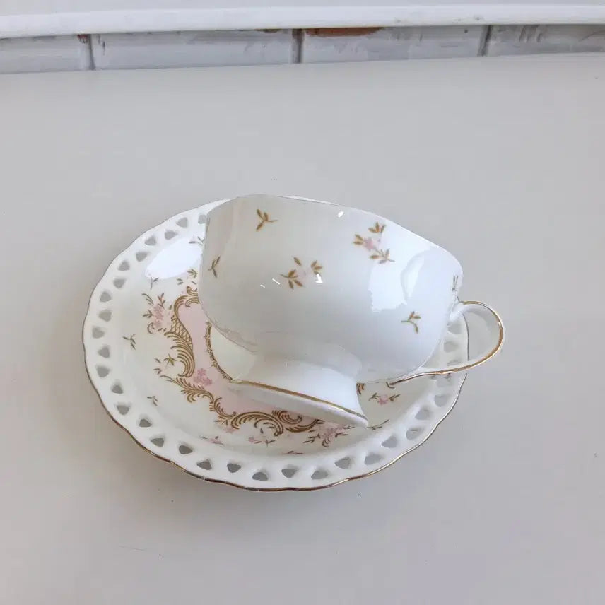 [BUNJANG] Vintage Haenamsa Teacup Set (3 pieces) / 빈티지 행남사 찻잔 세트3p  희귀템