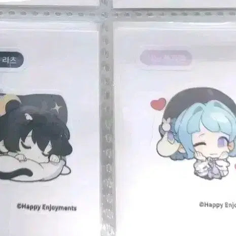 [BUNJANG] Ensemble Stars! Mofun Sticker Set - 4 Types Bundle / (일괄)앙스타 모펀 띠부씰 4종 세트