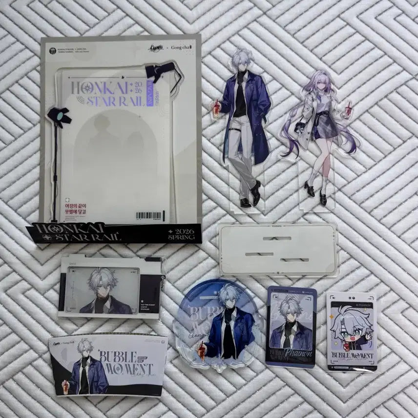 [BUNJANG] Honkai: Star Rail Firefly (Casta Rises) Gong Cha Collaboration Set / 붕괴 스타레일 파이논 위주 카스토리스 공차 콜라보 세트 일괄 판매