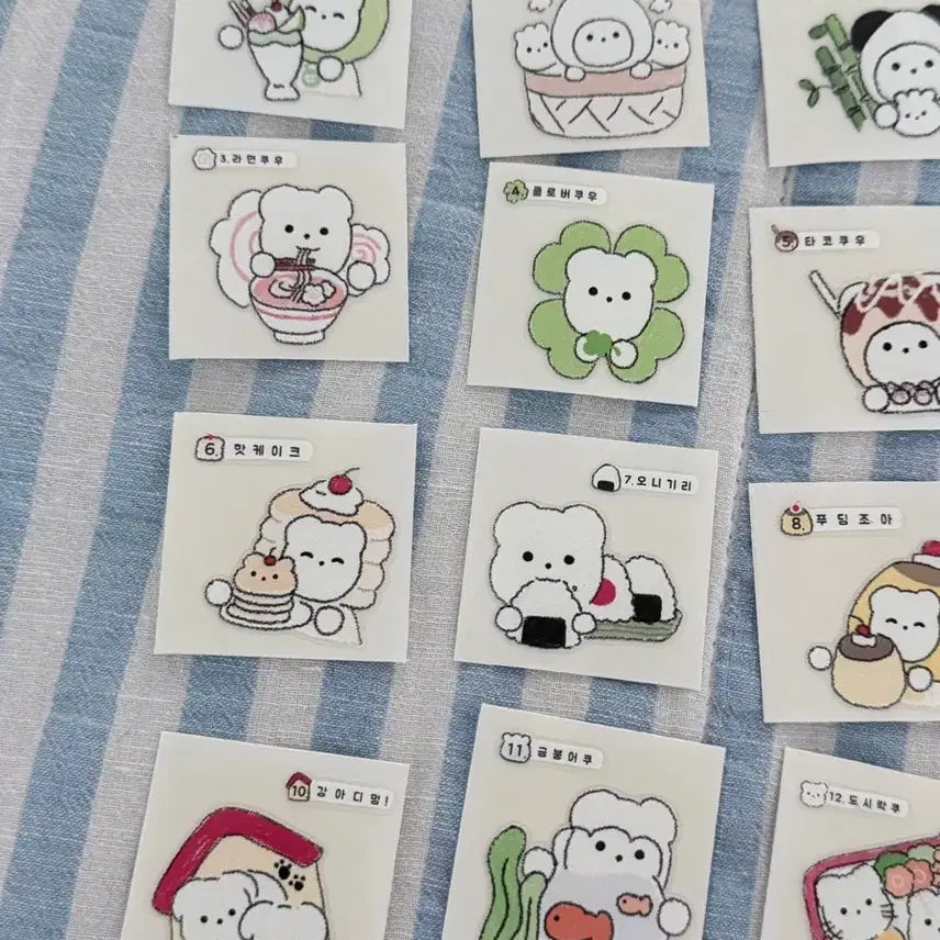 [BUNJANG] Hinakuu Sticker Set / 히나쿠우 띠부씰 세트판매