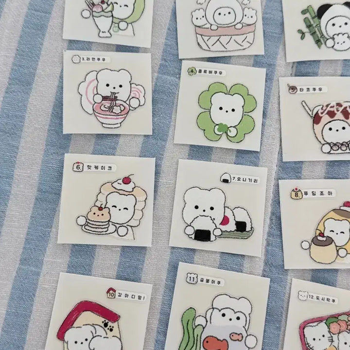 [BUNJANG] Hinakuu Sticker Set / 히나쿠우 띠부씰 세트판매