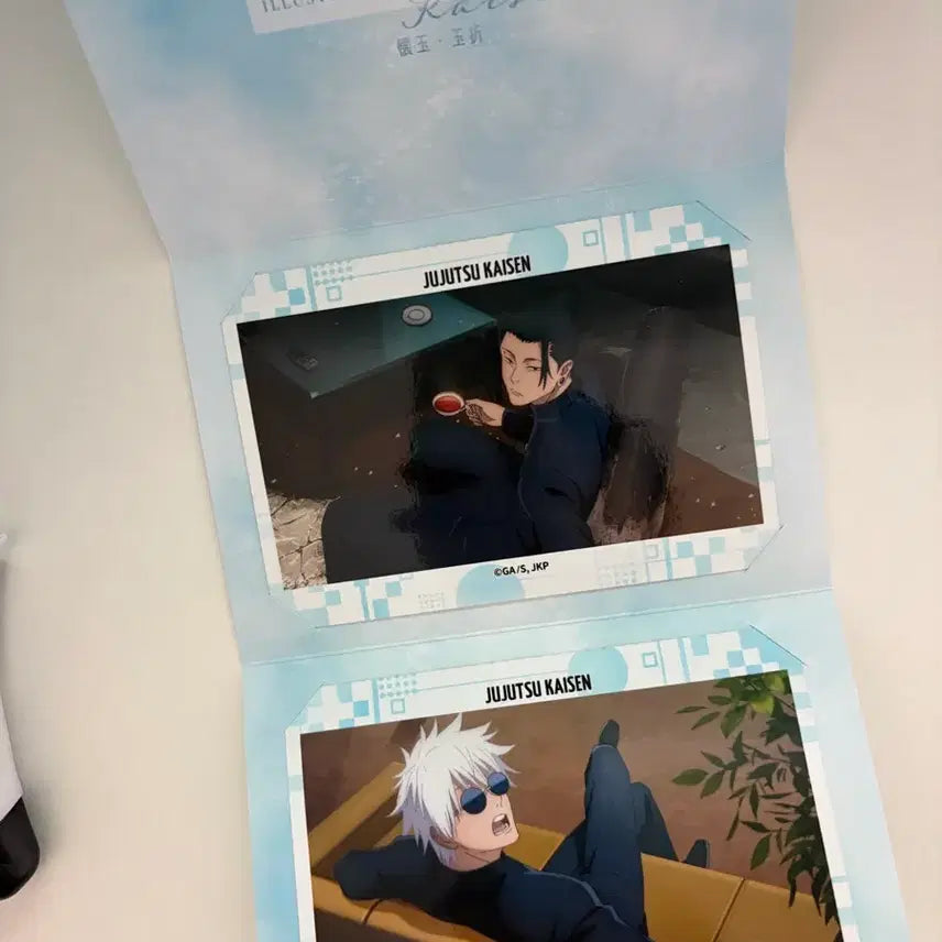 [BUNJANG] Jujutsu Kaisen Illustration Sheet Collection - Gojo, Geto - Animate Postcard Photo Card / 주술회전 일러스트 시트 컬렉션 회옥옥절 고죠 게토 애니메이트 엽서 사진 카드