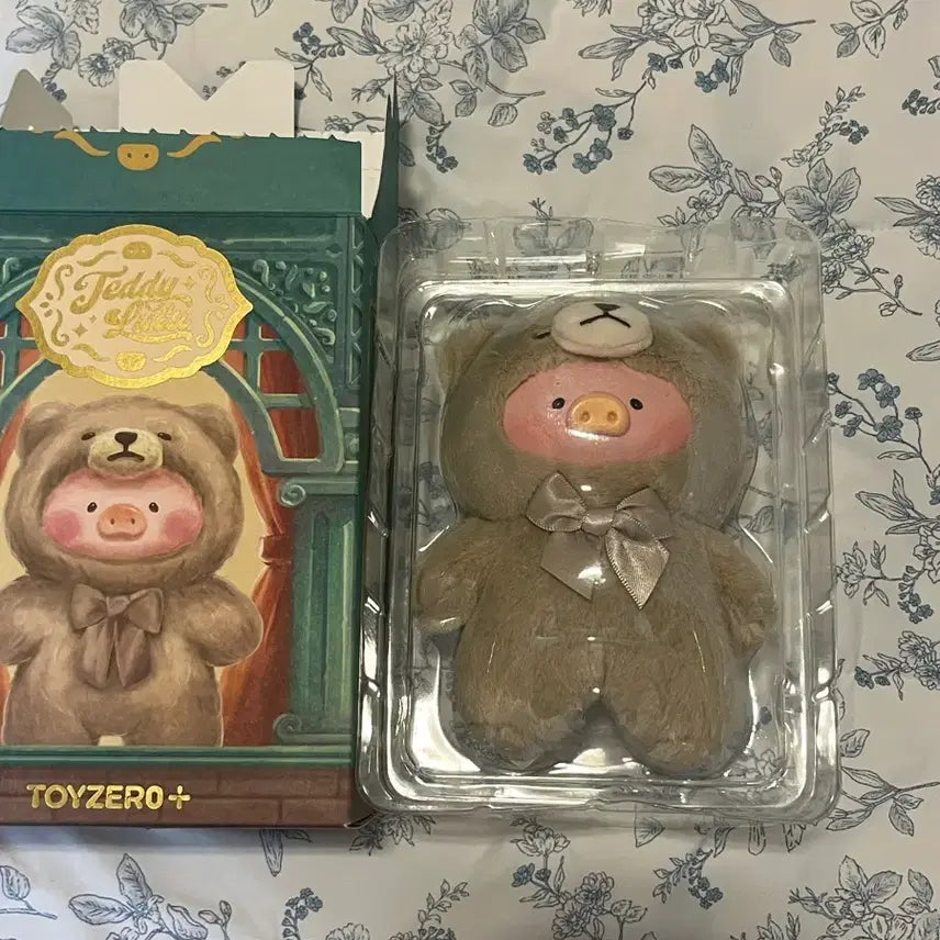 [BUNJANG] Lulu The Pigi Vintage Teddy Shop Brown Bear Plush / 루루더피기 빈티지 테디샵