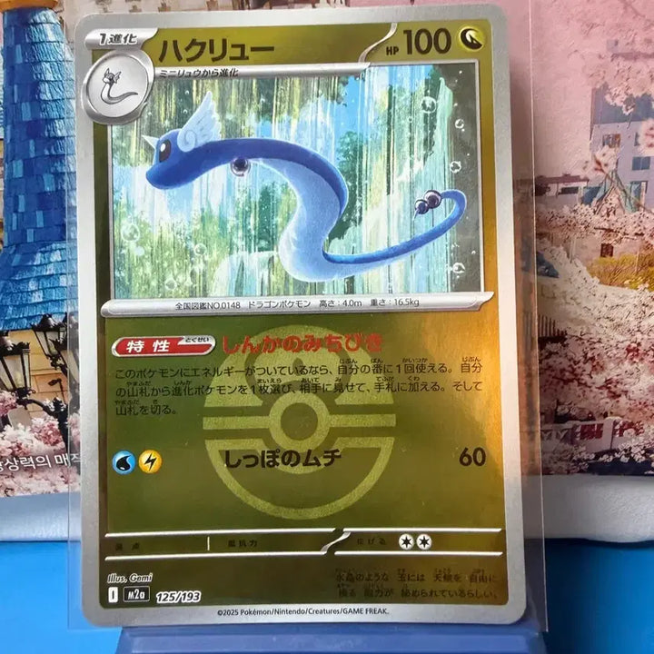 [BUNJANG] Japanese Pokemon Card Dragonite Monster Ball Holo / 일판 포켓몬카드 신뇽 몬스터볼 홀로 A-급