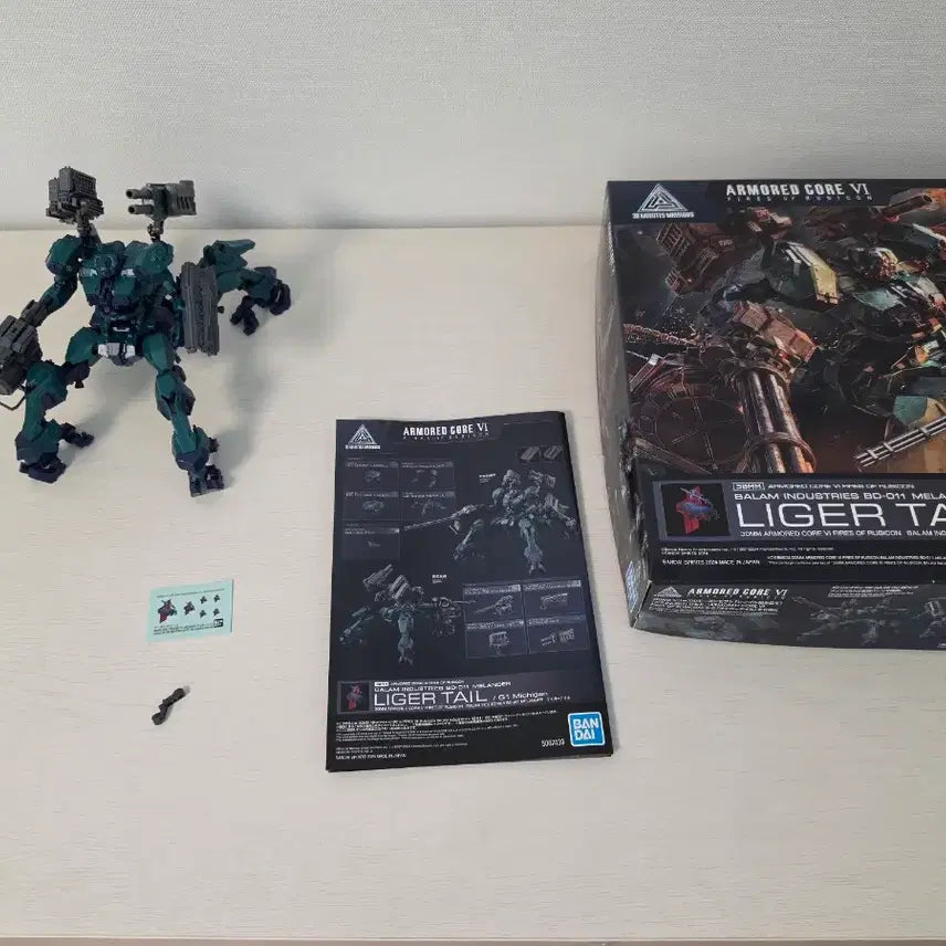 [BUNJANG] Bandai Armored Core VI Liger Tail (Unassembled Model Kit) / 반다이 30MM 아머드 코어 VI 라이거 테일 가조립
