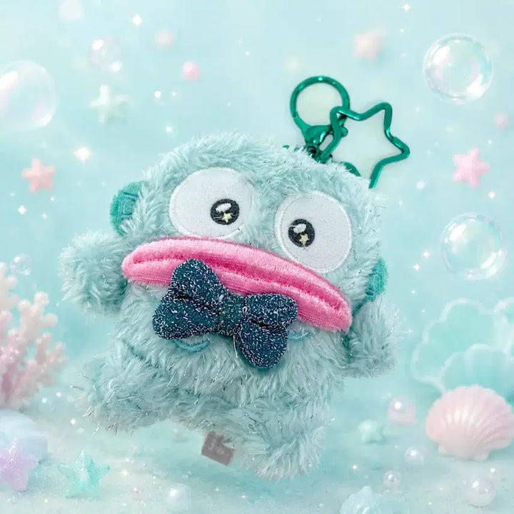 [BUNJANG] Sanrio Sparkling Pastel Charm Doll (Hello Kitty, Hangyodon) / 산리오 반짝 파스텔 키링 인형(키티, 한교동)