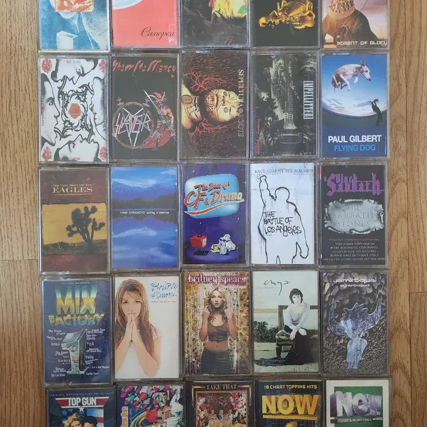 [BUNJANG] Bundle Set of 43 Cassette Tapes / 카세트테이프 43개 일괄 판매