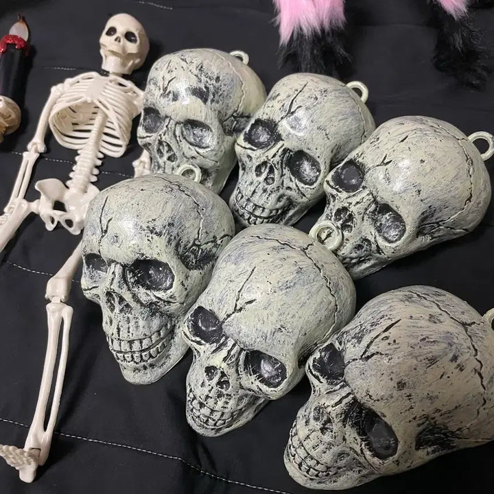 [BUNJANG] Rare Gothic Skull Spider Halloween Decor Bundle / 레어]고어한 방꾸 해골 거미 할로윈굿즈 일괄