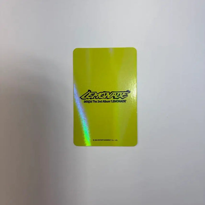 [BUNJANG] Aespa Winter Lemonade Hottracks POB Photocard / 에스파 레모네이드 핫트랙스 윈터 특전 포카 판매