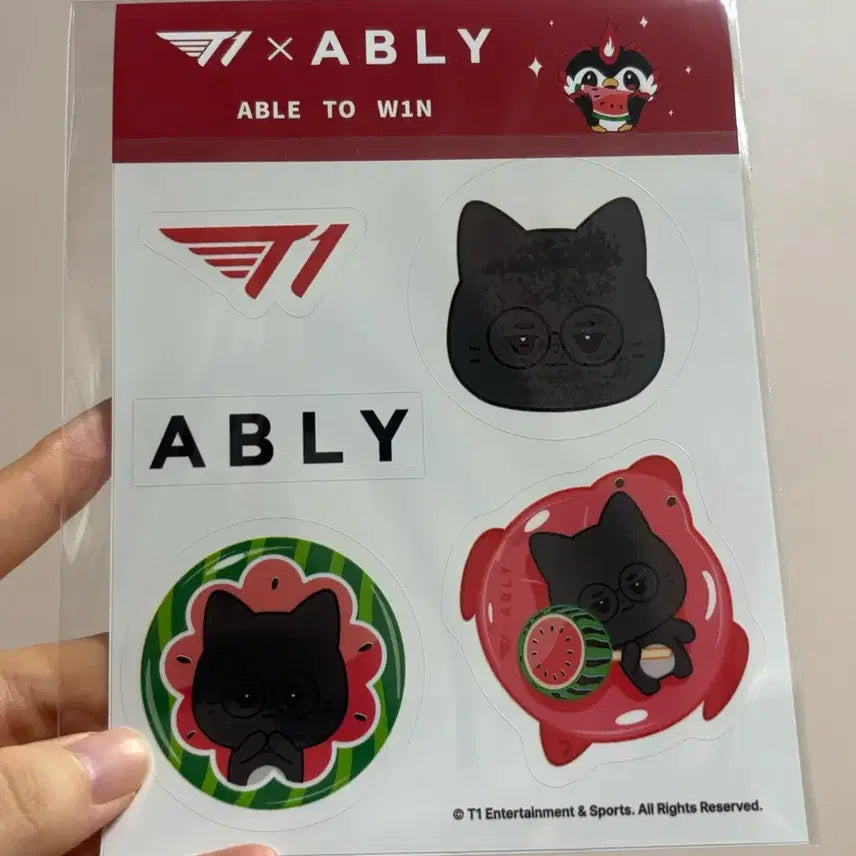 [BUNJANG] T1 x Ably Faker Sticker / T1 X ABLY 티원 에이블리 스티커 (페이커)