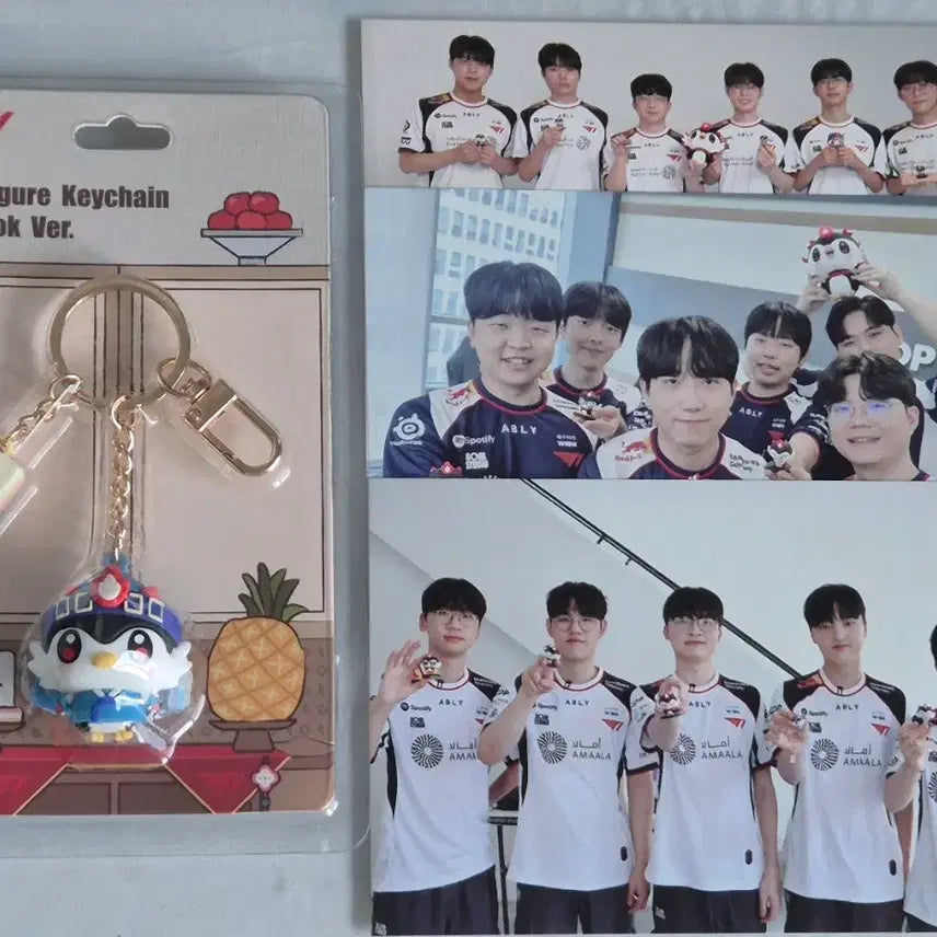[BUNJANG] T1 Arti Doljabi Hanbok Keyring, Player Postcard Bundle Set / 티원 아티의 돌잡이 한복 키링, 롤 발로 오버워치 선수단 엽서 양도판매