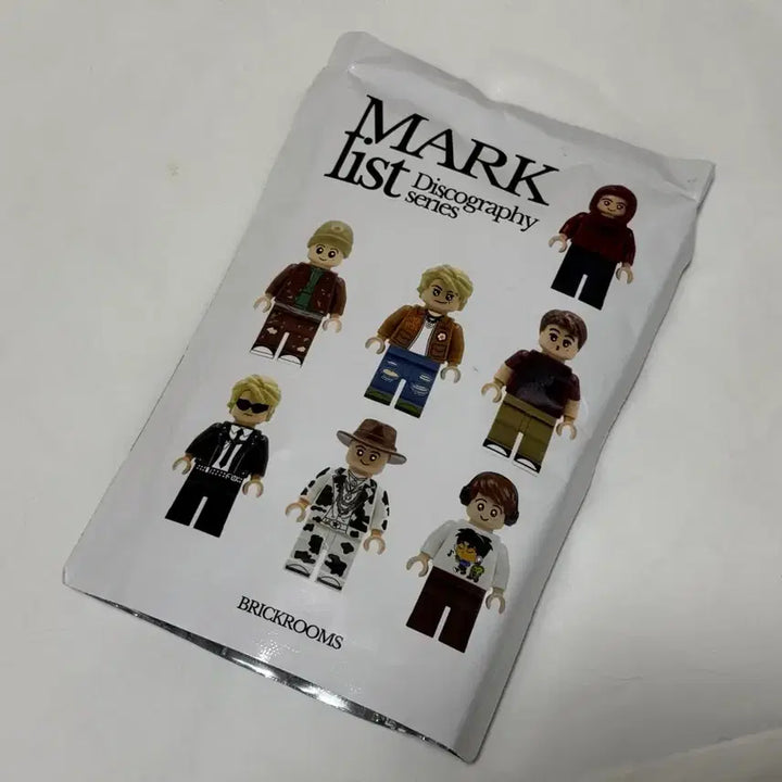 [BUNJANG] Mark Lee Lego Keychain 7 Piece Set / 마크 이마크 레고 키링 7개 세트 새제품 판매