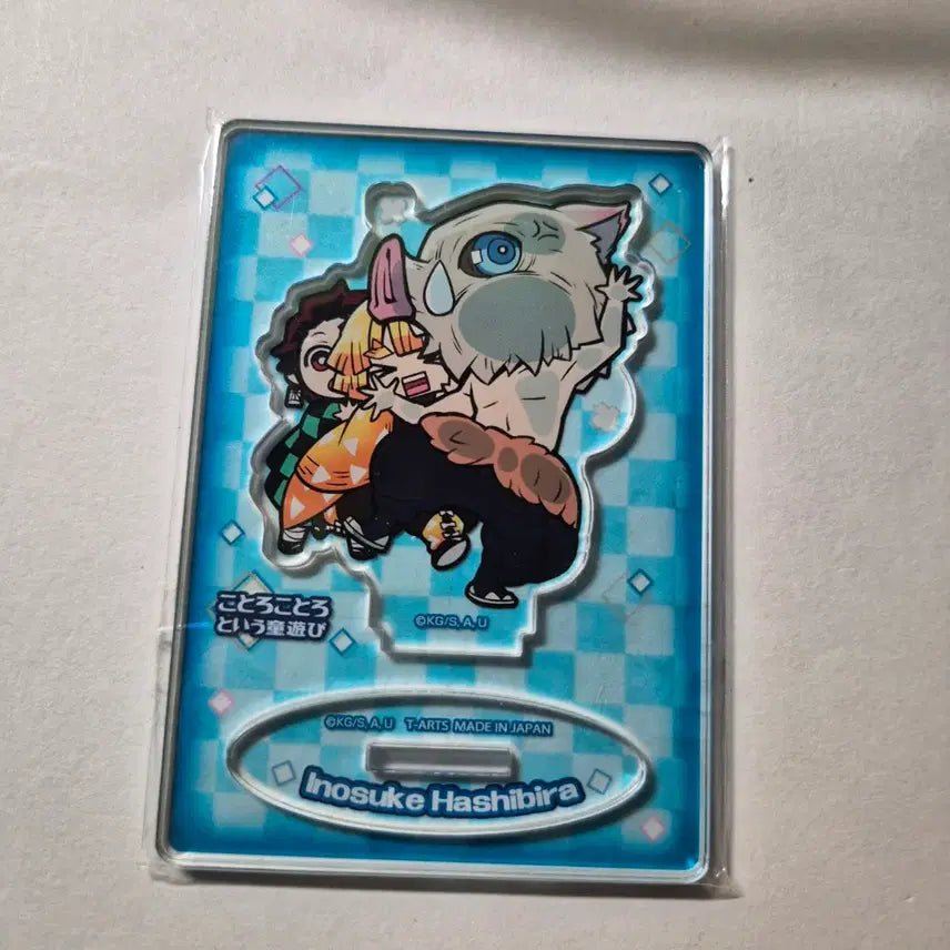 [BUNJANG] Demon Slayer Inosuke Tanjiro Zenitsu Acrylic Keychain &amp; SD Figure / 귀멸의 칼날 이노스케 탄지로 젠이츠 아크릴 키링 원화 sd 피규어인형누이쿠지