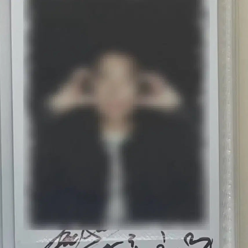 [BUNJANG] Im Chang Jung Autographed Polaroid Photocard / 가수 임창정 친필 싸인 폴라로이드 사인 폴라 싸폴 포토카드 포카