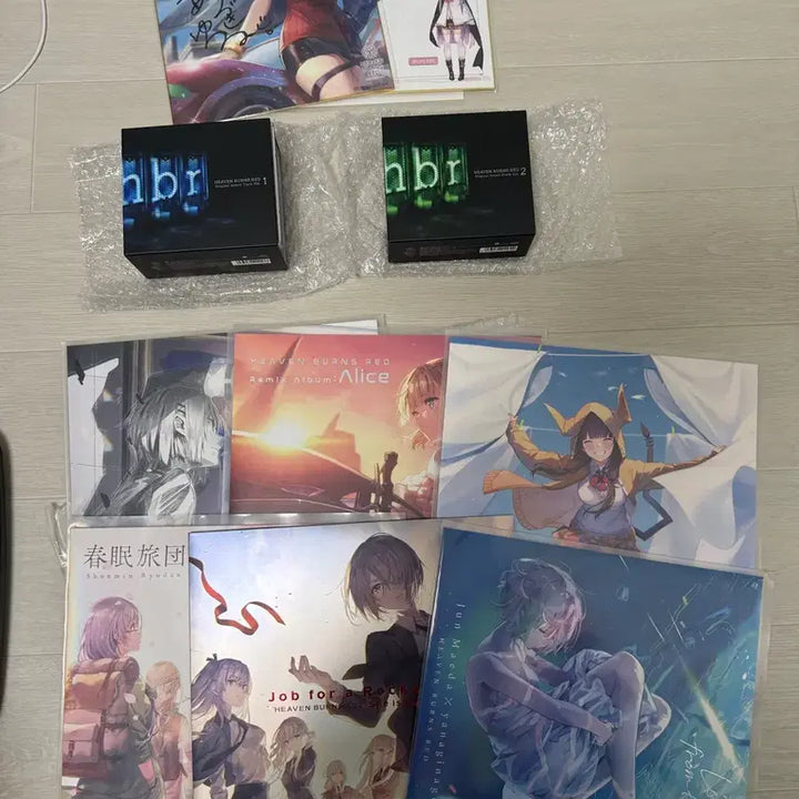 [BUNJANG] Heaven Burns Red Limited Edition OST Bundle Set with Autographed Item / 헤븐번즈레드 음반 일괄+친필사인 덤으로 드려요