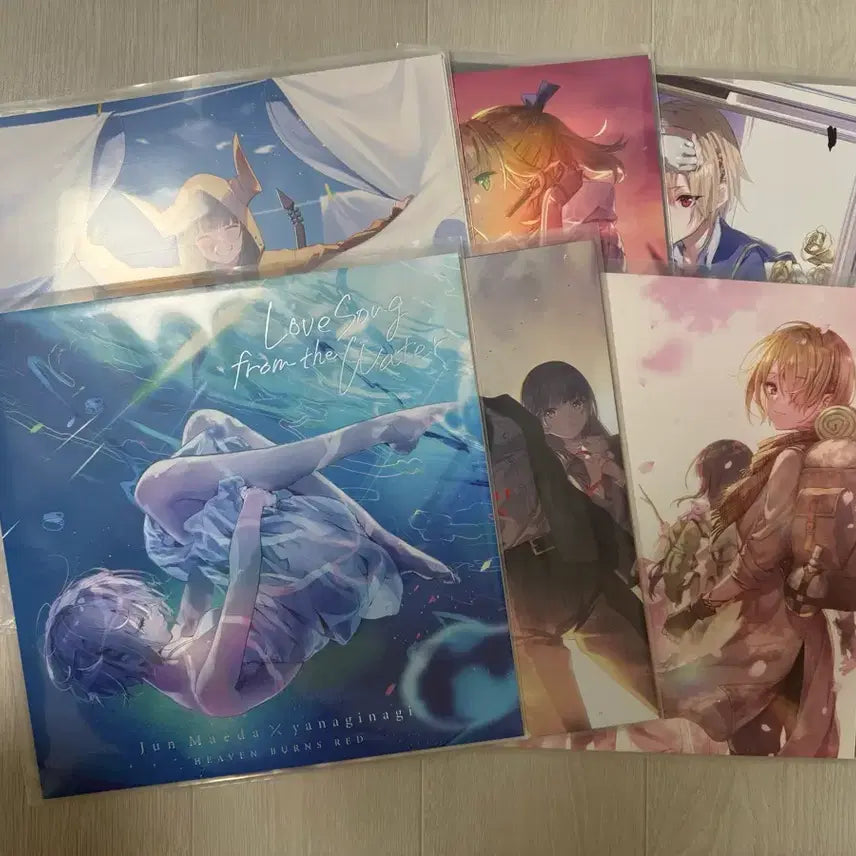 [BUNJANG] Heaven Burns Red Limited Edition OST Bundle Set with Autographed Item / 헤븐번즈레드 음반 일괄+친필사인 덤으로 드려요