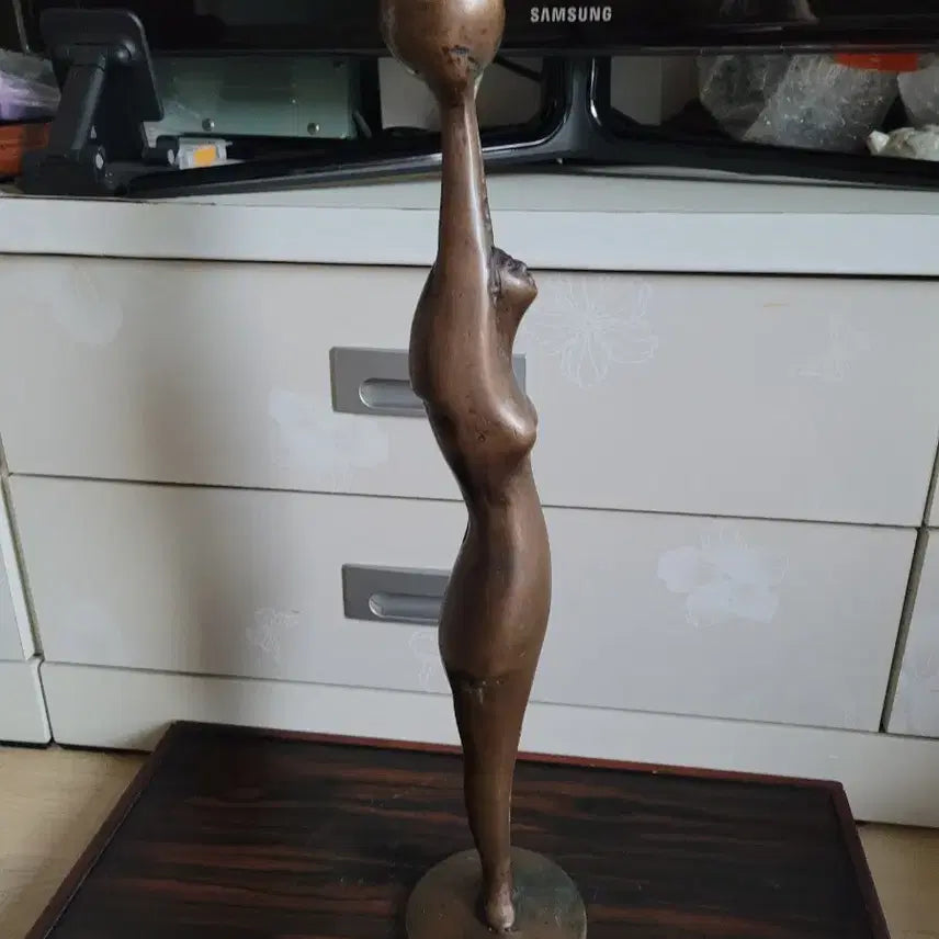 [BUNJANG] Bronze Woman Statue Sculpture / 청동 여인상 조각상  (통동 )