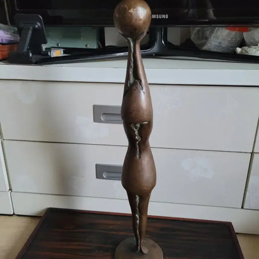 [BUNJANG] Bronze Woman Statue Sculpture / 청동 여인상 조각상  (통동 )
