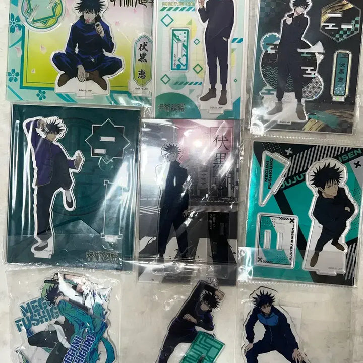 [BUNJANG] Fushiguro Megumi Acrylic Stand Bundle Set / 주술회전 후시구로 메구미 아크릴 스탠드 일괄 양도