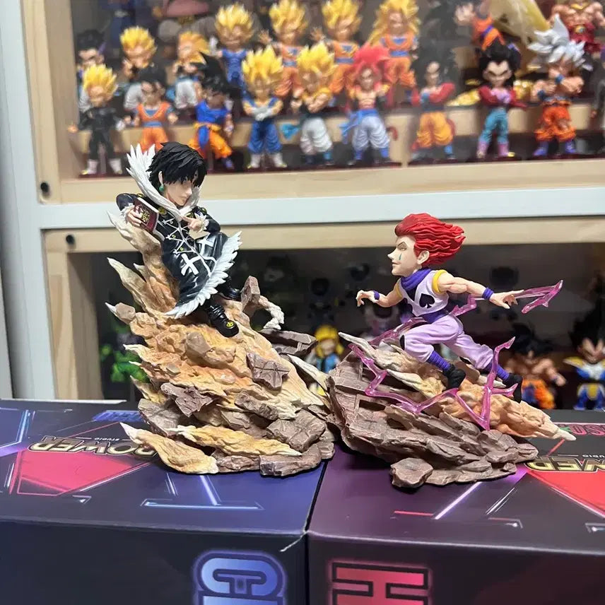 [BUNJANG] Power Hisoka Chrollo Resin World Collectable Figure / Power 히소카 클로로 레진월콜