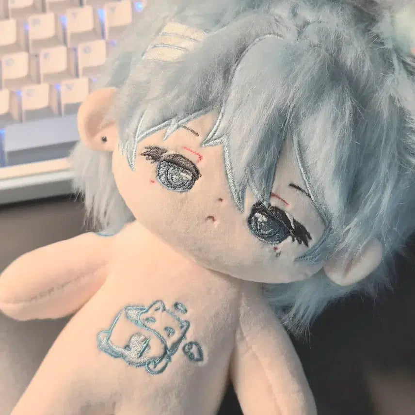 [BUNJANG] 20cm Unbranded Plush Doll - Blue / 급전) 무속성 솜인형 20cm 블루