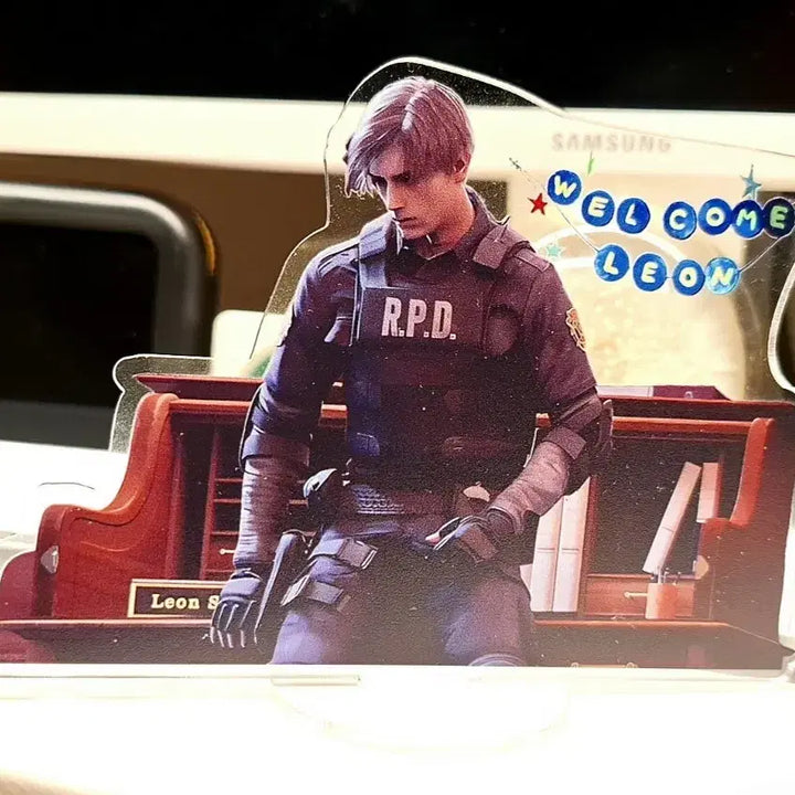 [BUNJANG] Resident Evil Leon Acrylic Stand / 레지던트이블 레온 아크릴스탠드.바이오하자드