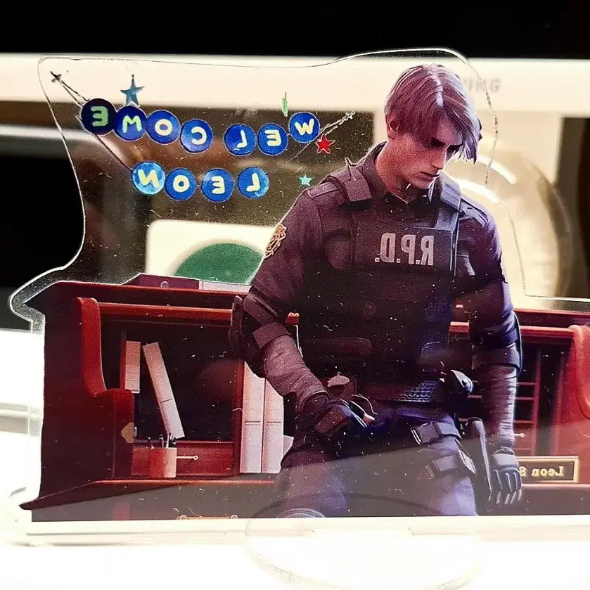 [BUNJANG] Resident Evil Leon Acrylic Standee / 레지던트이블 레온 아크릴스탠드.바이오하자드