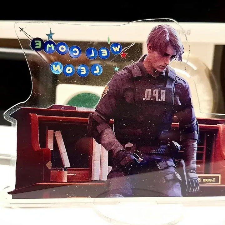 [BUNJANG] Resident Evil Leon Acrylic Stand / 레지던트이블 레온 아크릴스탠드.바이오하자드