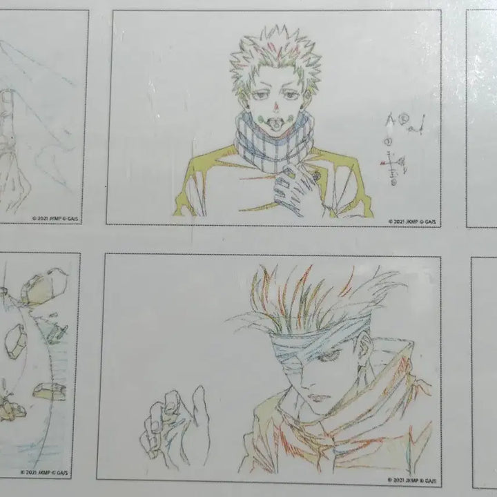 [BUNJANG] Jujutsu Kaisen 0 Original Art Postcard Bundle Set (Sealed) / (일괄) 주술회전 0 원화 엽서 미개봉 고죠 토게 마파 팝업