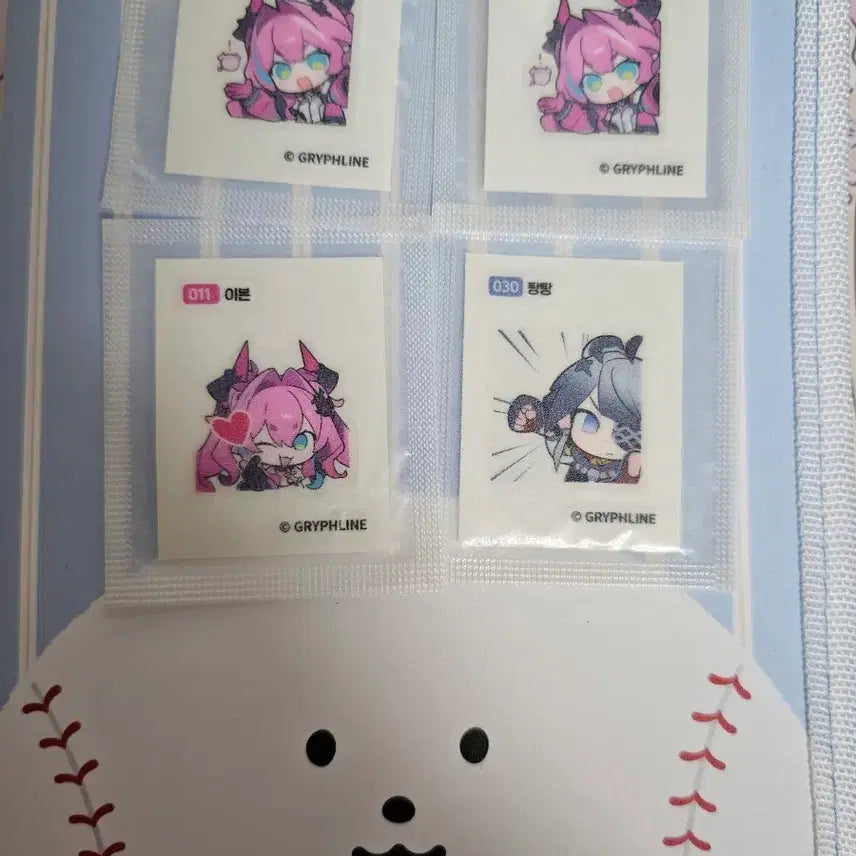 [BUNJANG] Arknights Endfield Sealed Ttibu Seal Set (4 types) + Daiso Photocard Book Bundle Set / 명일방주 엔드필드 미개봉 띠부씰 4종 + 다이소포카북 일괄