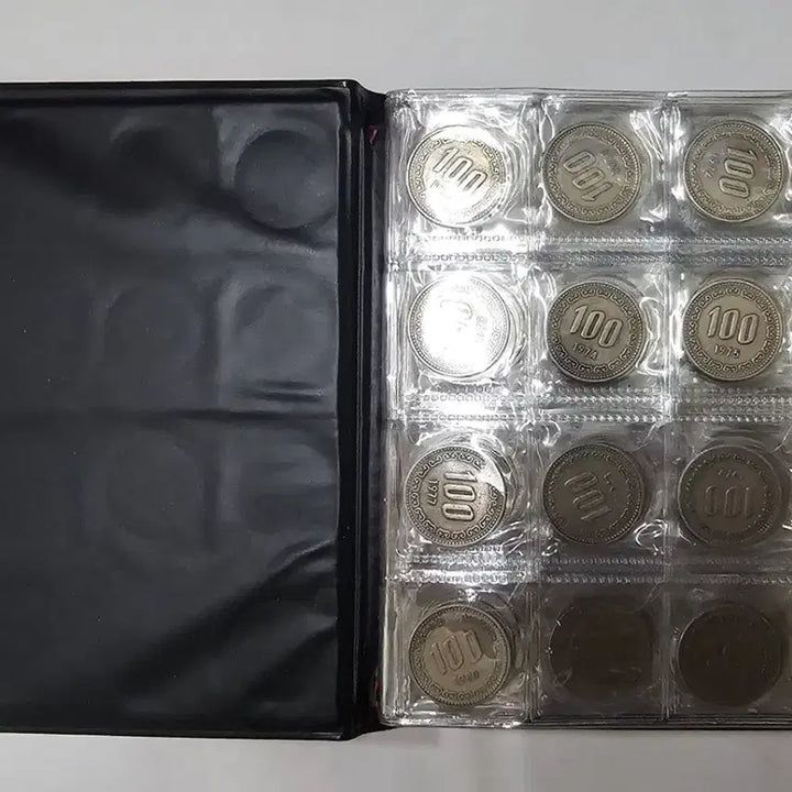 [BUNJANG] Bank of Korea 100 Won and 50 Won Coin Set with Album / 한국은행100원.50원주화 세트.보관함 앨범