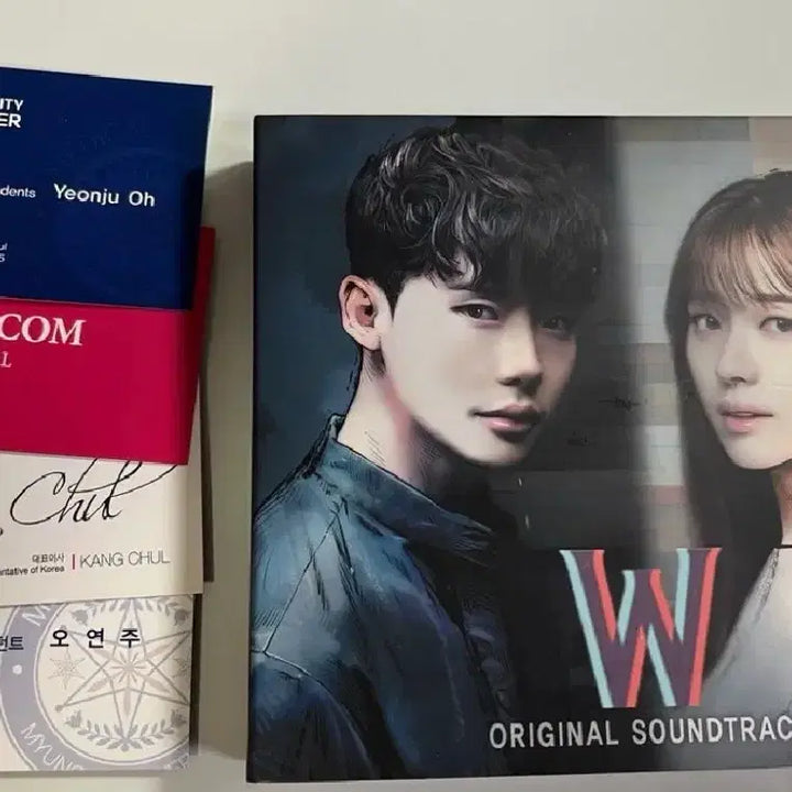 [BUNJANG] Drama W (Double U) OST CD + Notebook / 드라마 w (더블유) ost cd+공책