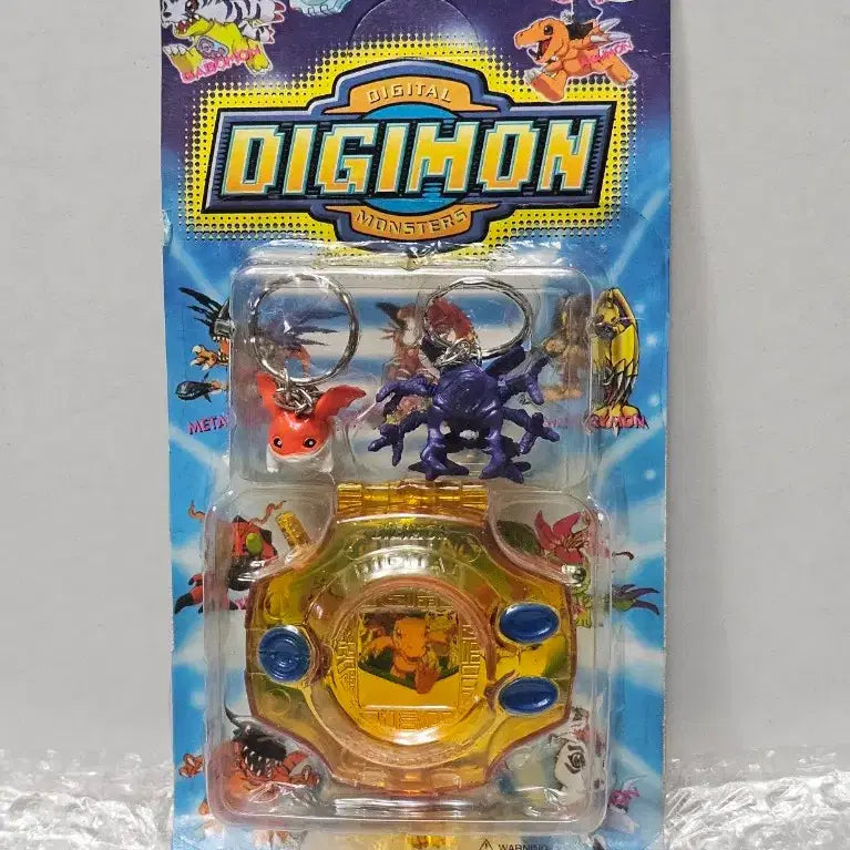 [BUNJANG] Digimon Mini Figure Keychain Digivice Set / 고전완구 디지몬 미니피규어 열쇠고리 디지바이스 세트 미개봉품
