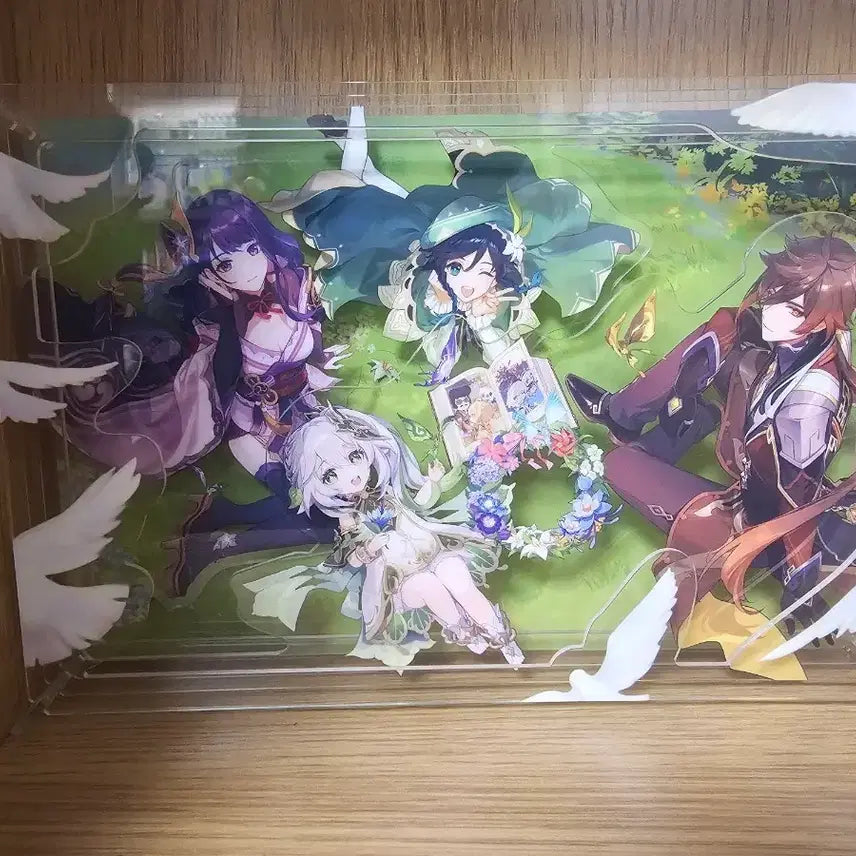 [BUNJANG] Genshin Impact Official Acrylic Diorama / 원신 공식 아크릴 디오라마