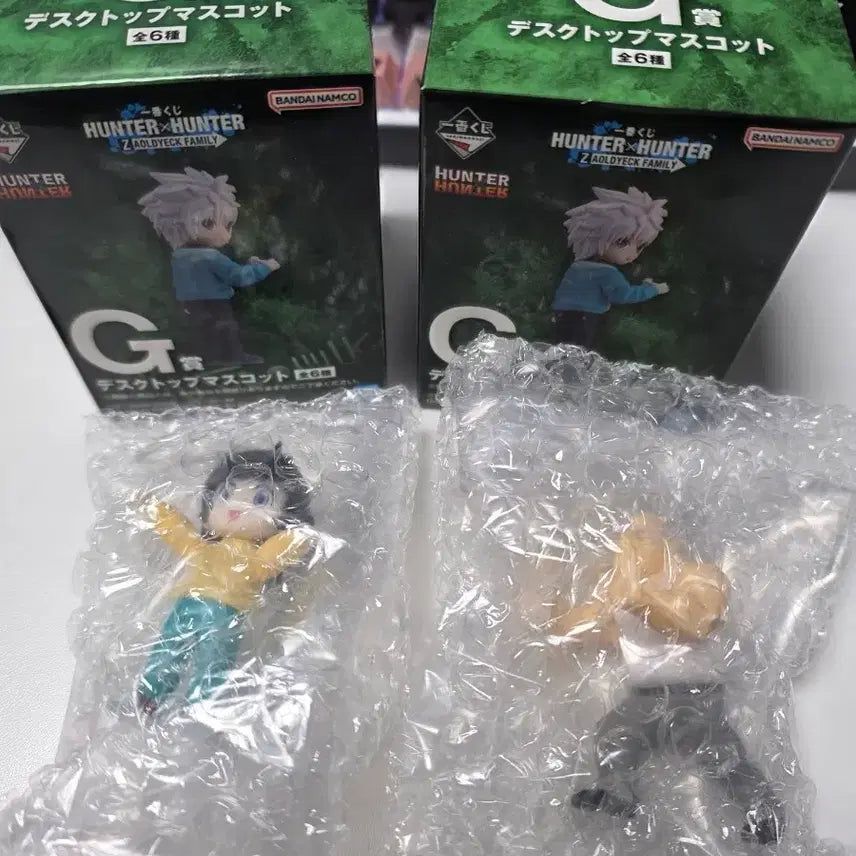 [BUNJANG] Ichiban Kuji Hunter x Hunter Zoldyck Family G Prize Arka &amp; Zebro Bundle (Sealed) / 이치방쿠지 헌터헌터 조르딕가 g상 아르카, 제브로 일괄(미개봉)