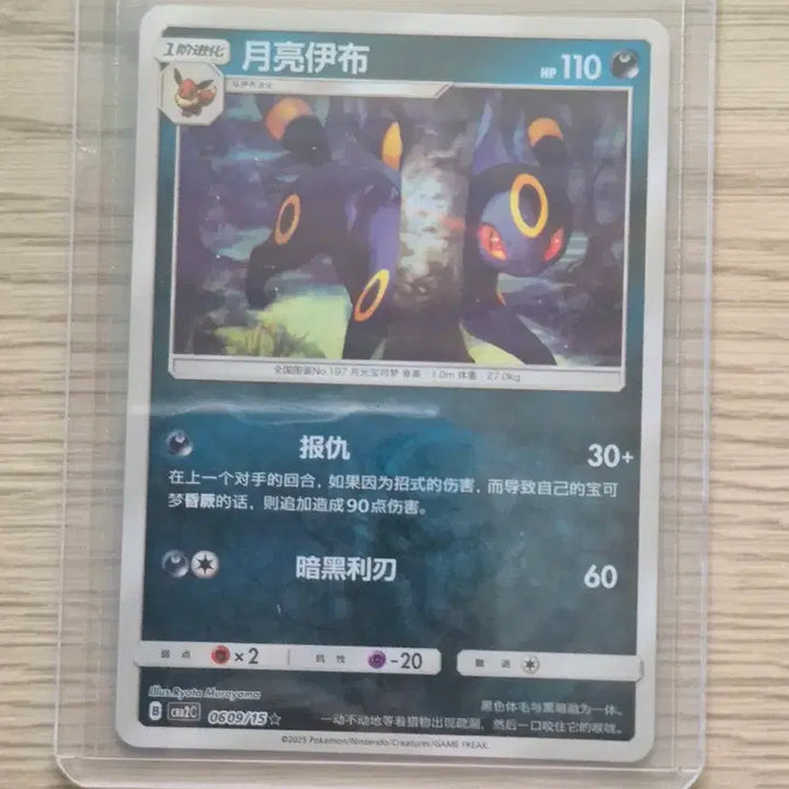 [BUNJANG] Pokemon Card Umbreon Master Ball / 포켓몬카드 블래키 마스터볼